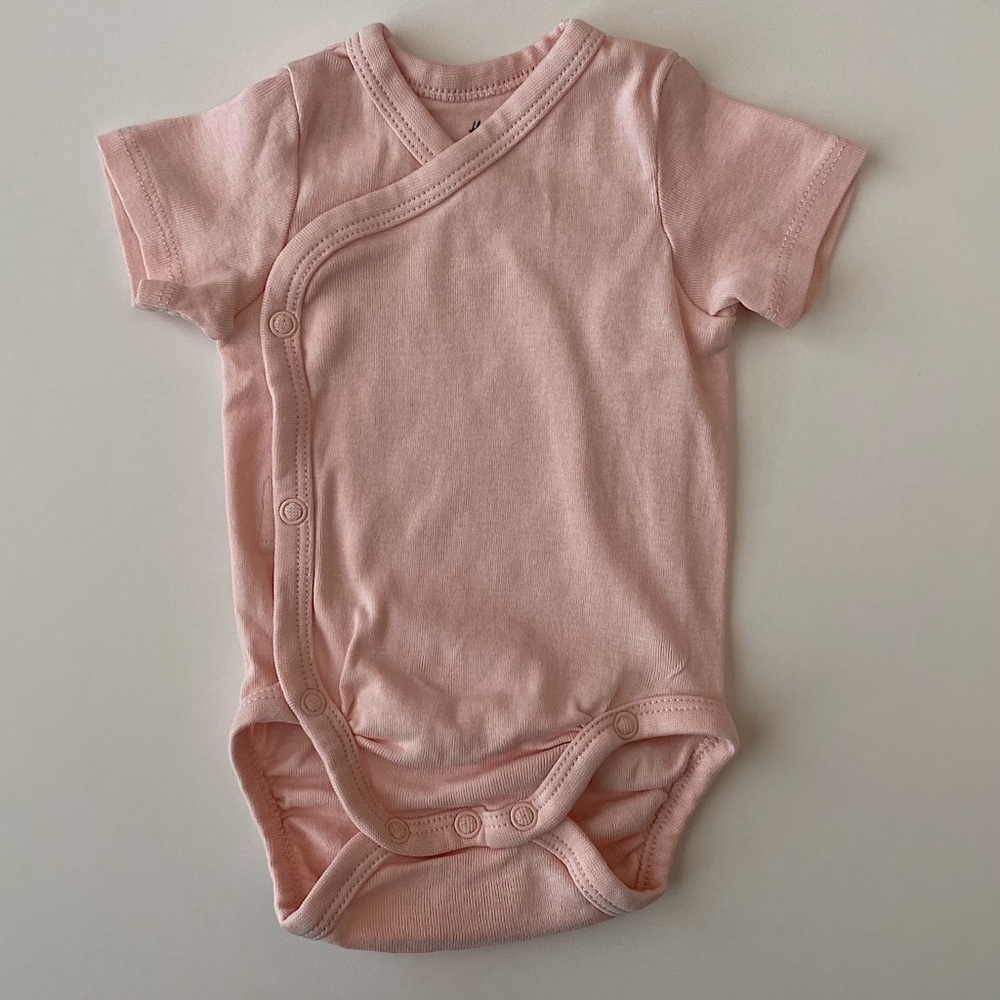 Cotton Kimono-Styled Bodysuit